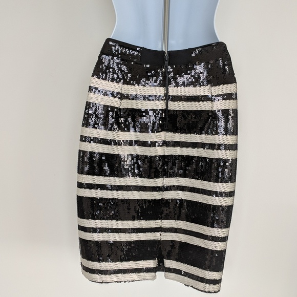 NWT SEQUIN Alice + Olivia sequin pencil skirt - Picture 2 of 8